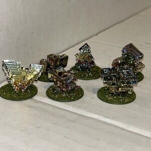 Ral Partha Bismuth Alien Planet Rock Crystal Formations Rainbow